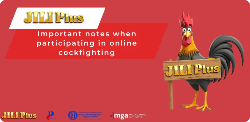 notes when participating in online cockfighting